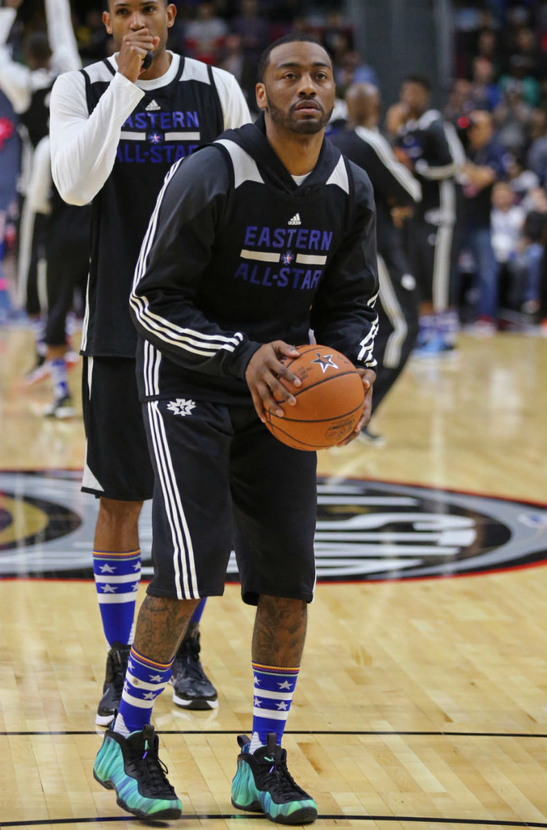 nba players wearing foamposites