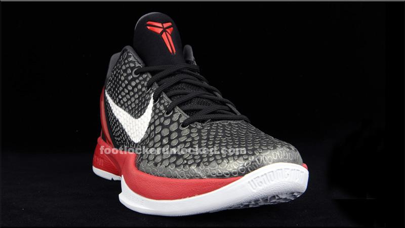 Nike Zoom Kobe VI Black Varsity Red White 429659-001