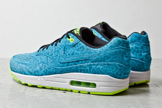 Nike air max hotsell 1 fb blue leopard