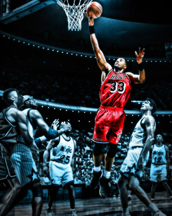 RareInk x NBA Photo Art // Alonzo Mourning