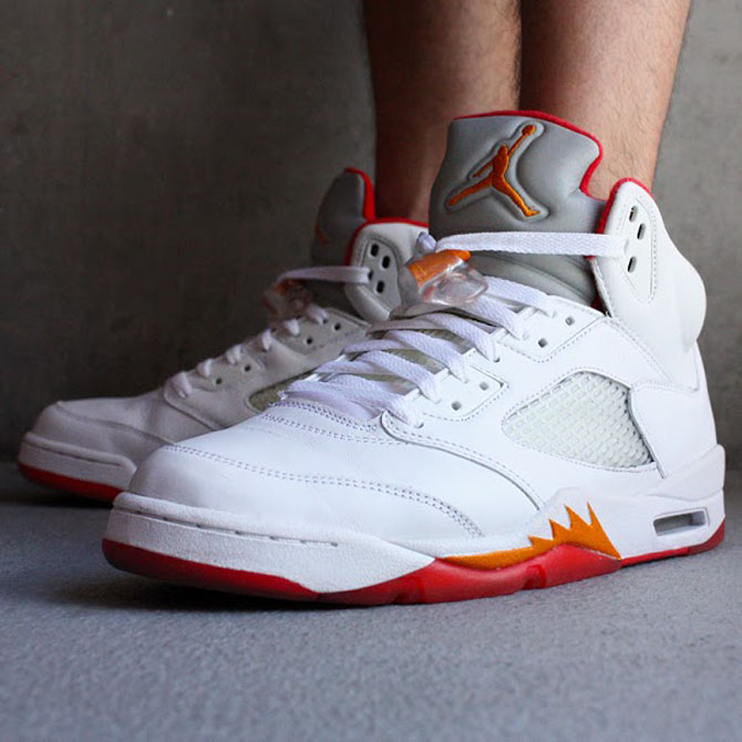 sunset 5s jordans