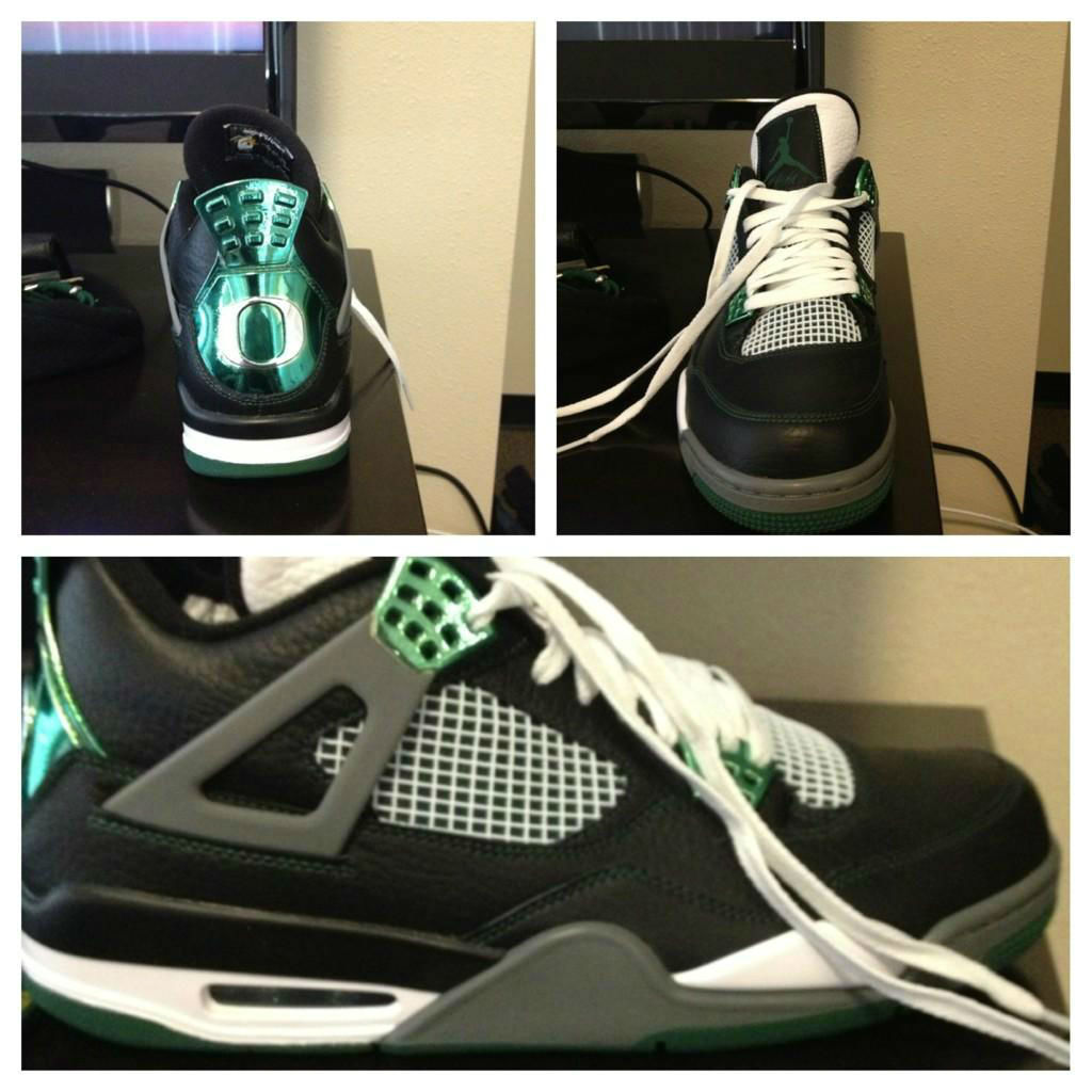 jordan retro 4 oregon