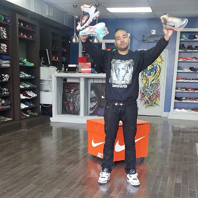 DJ Envy wearing Air Jordan 3 Infrared 23