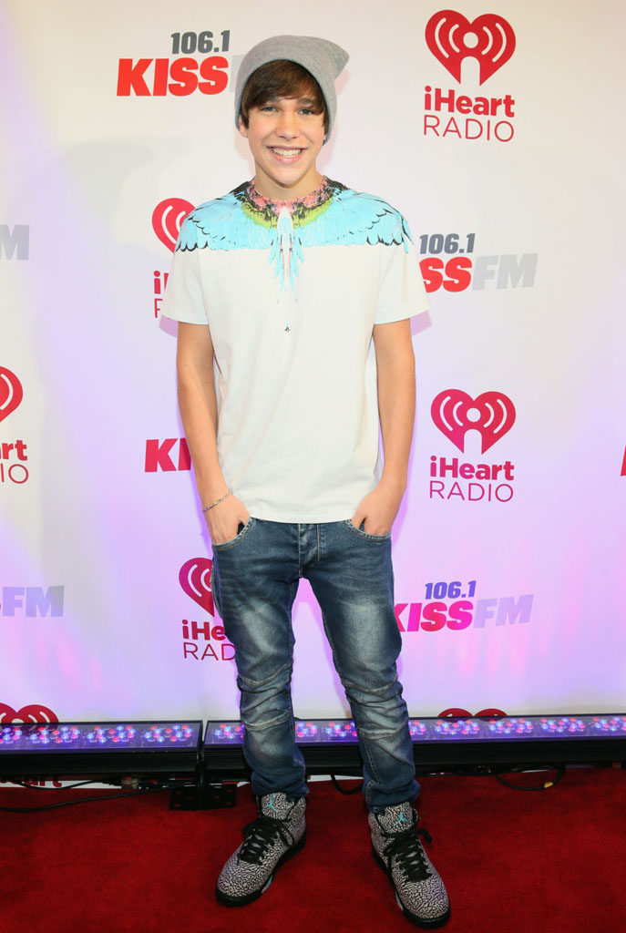 Austin Mahone wearing Air Jordan 5 Retro 3Lab5