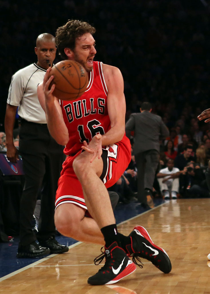 Pau Gasol wearing Nike Hyperdunk 2014 PE