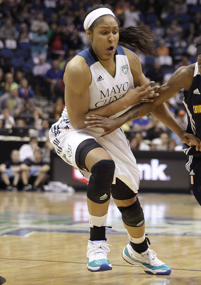 Maya Moore's Air Jordan 11 PE for the 