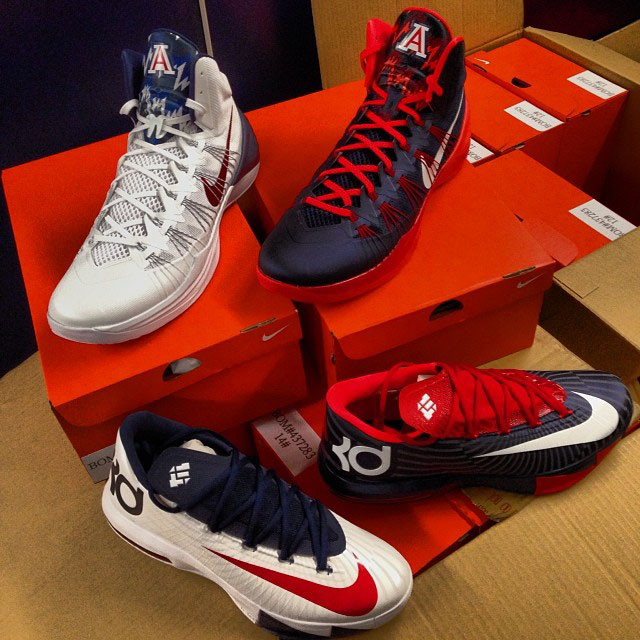 Nike KD 6 & Hyperdunk 2013 Arizona Wildcats PE