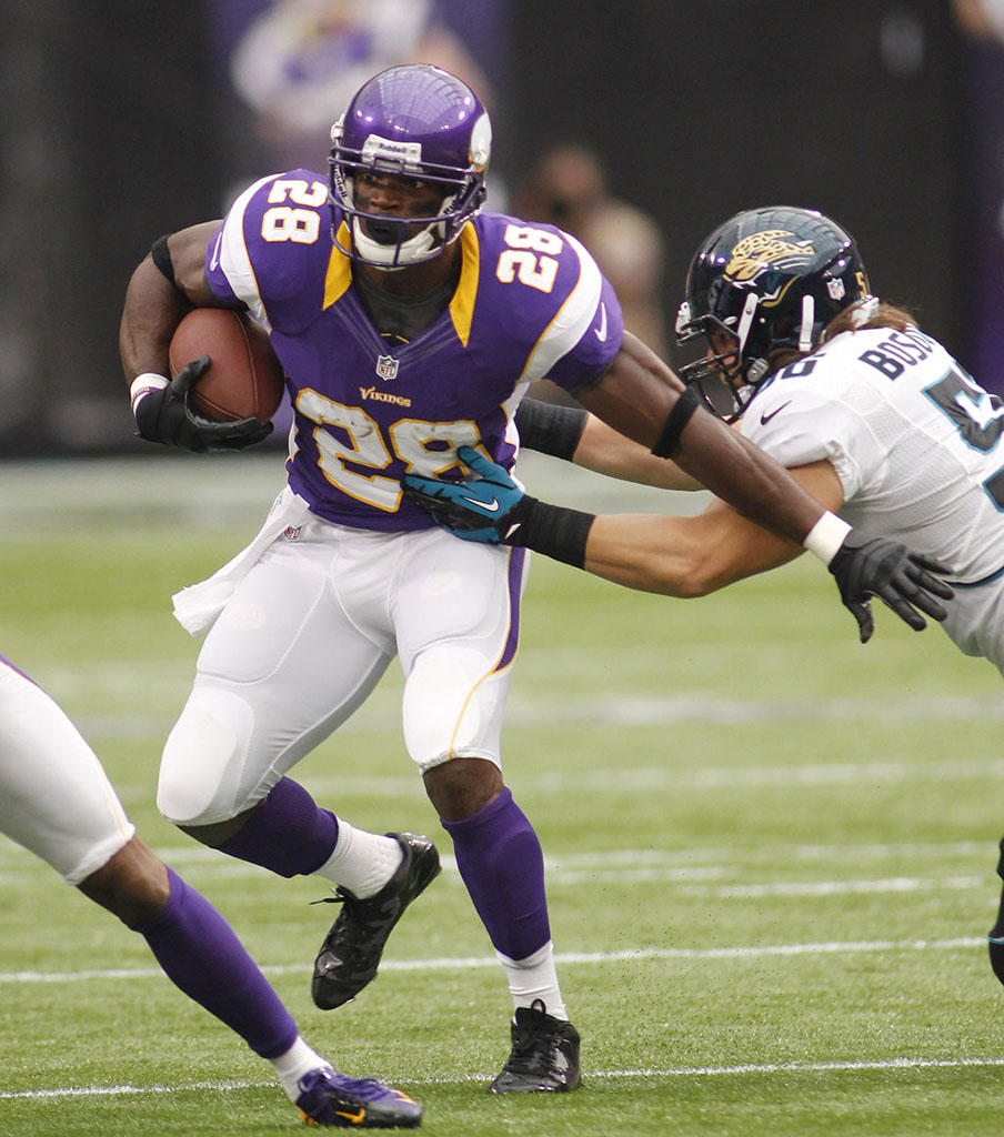 Adrian Peterson Returns to the Field in adidas adiZero 5 Star