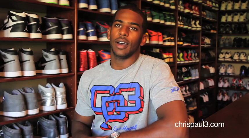 Chris Paul gives tour of his Jordan sneaker closet