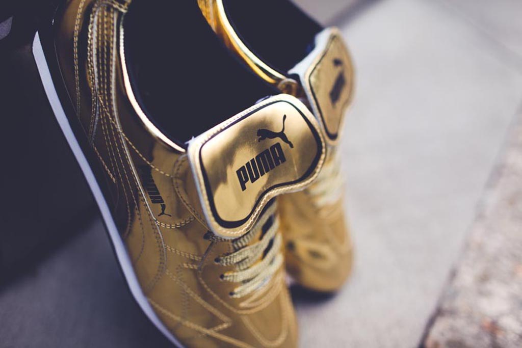 All gold pumas store for sale