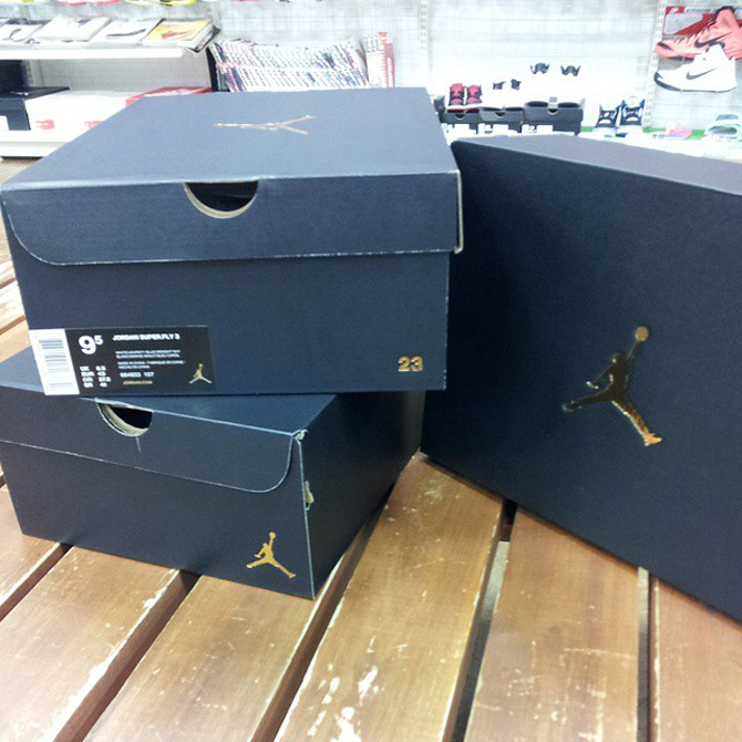 Black and Gold Boxes for Air Jordans 