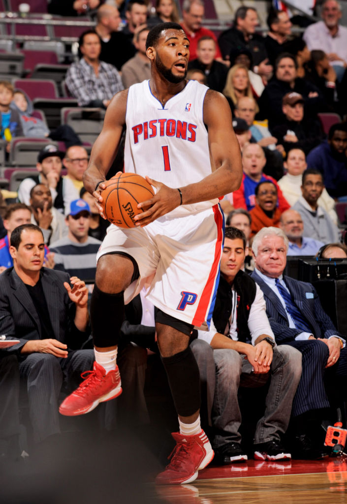 Andre Drummond wearing adidas adizero Crazy Light 2