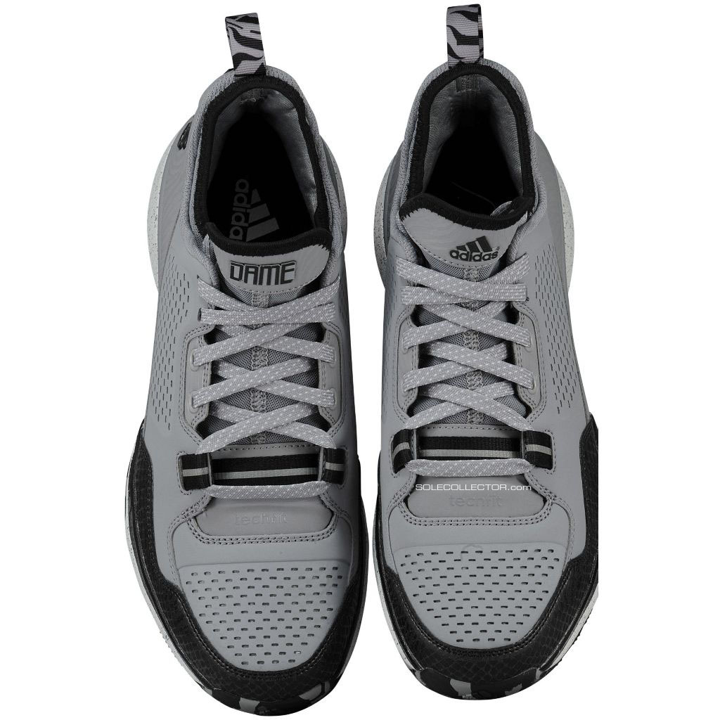 adidas D Lillard 1 Grey/Black (4)