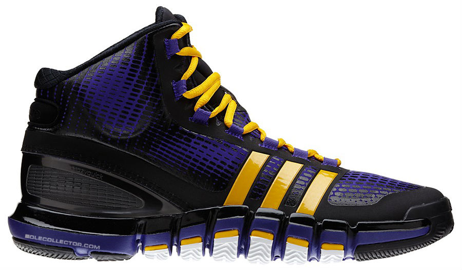 adidas Crazyquick Lakers Away Black Purple Gold Q33305 (1)