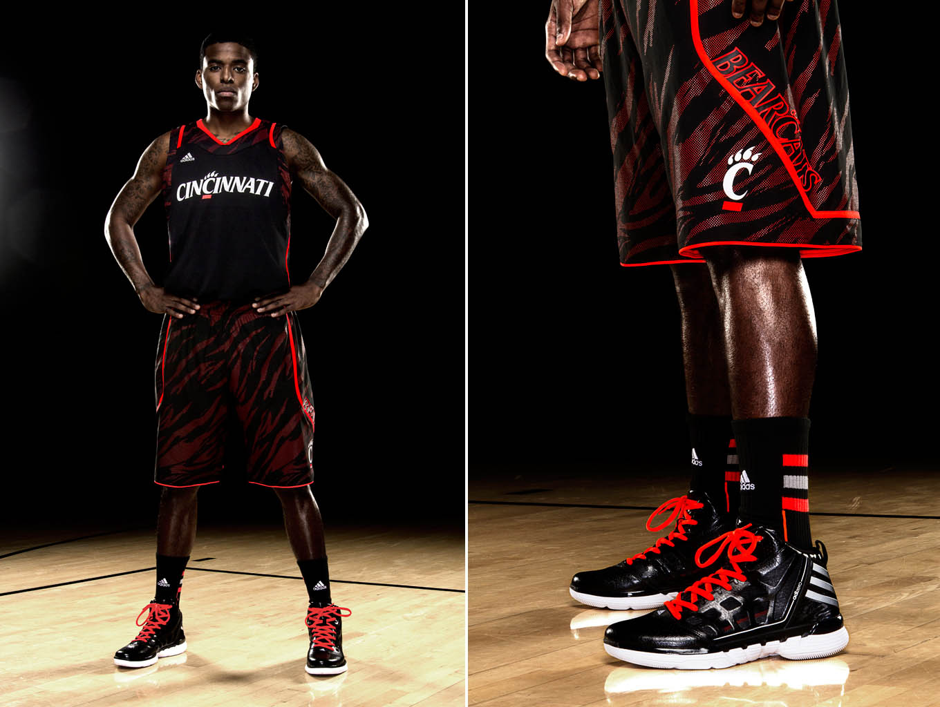 adidas adiZero Uniform and Shadow Cincinnati Bearcats Away