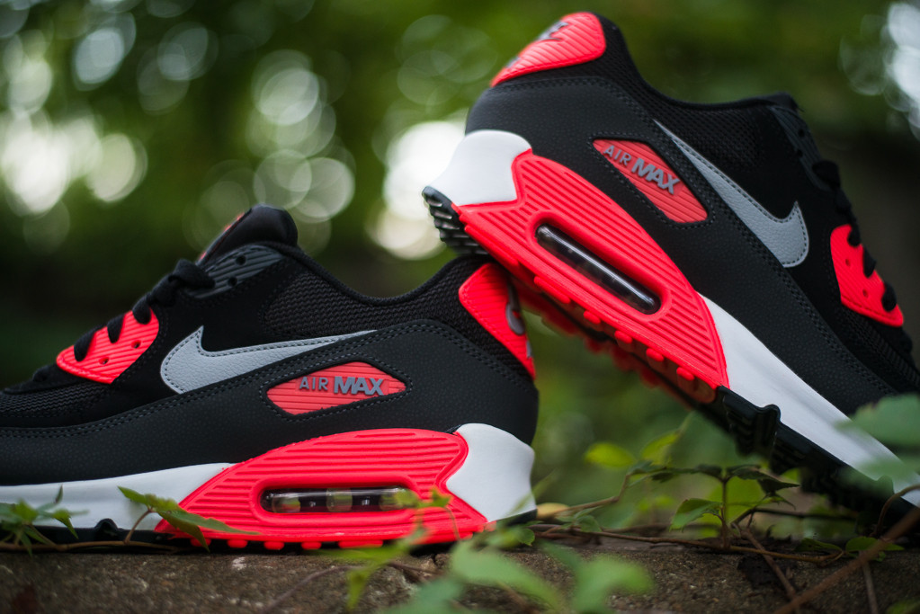 Air max 90 shop essential black and red