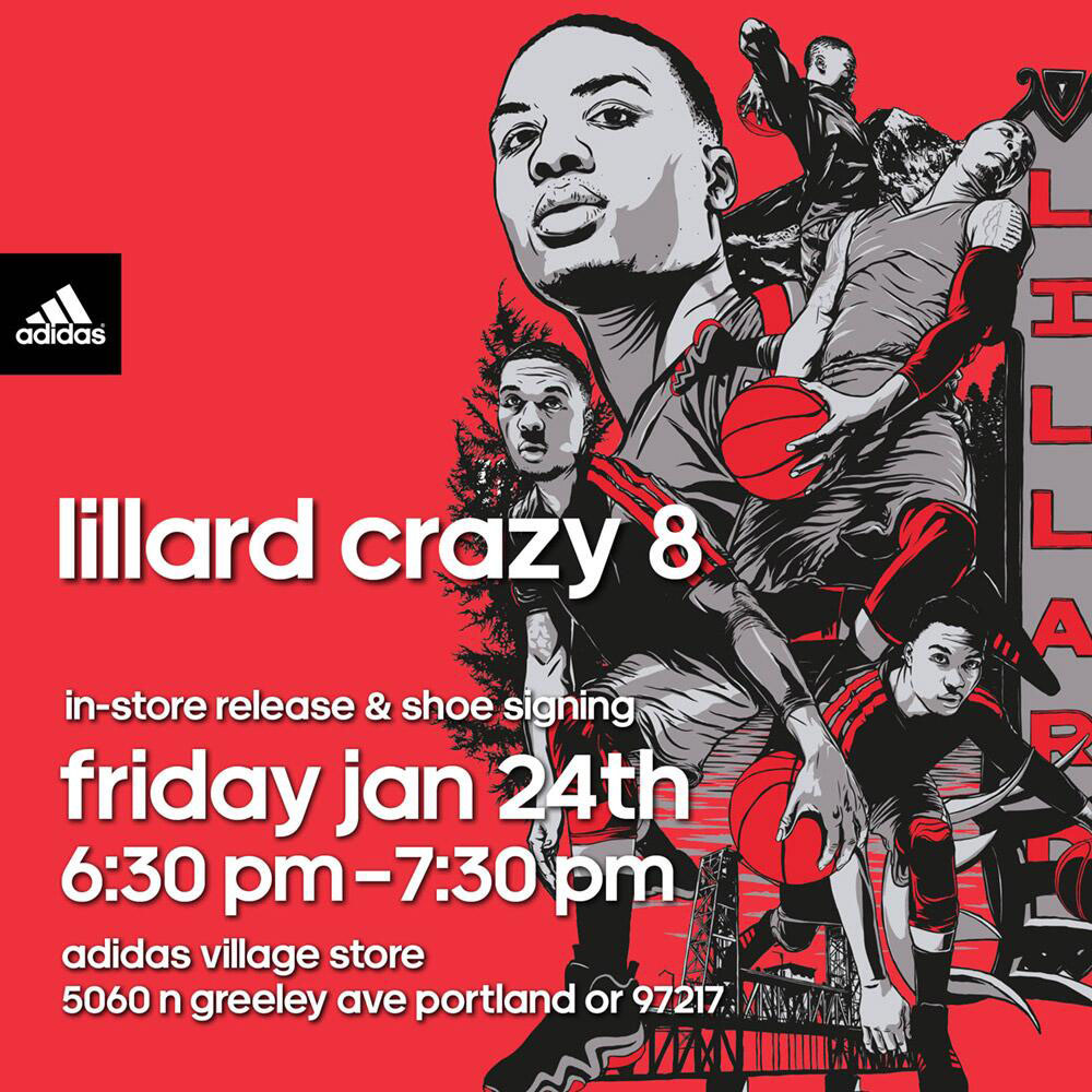 Damian Lillard adidas Crazy 8 Release Information