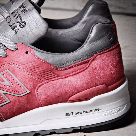 New balance cheap 997 salmon toe