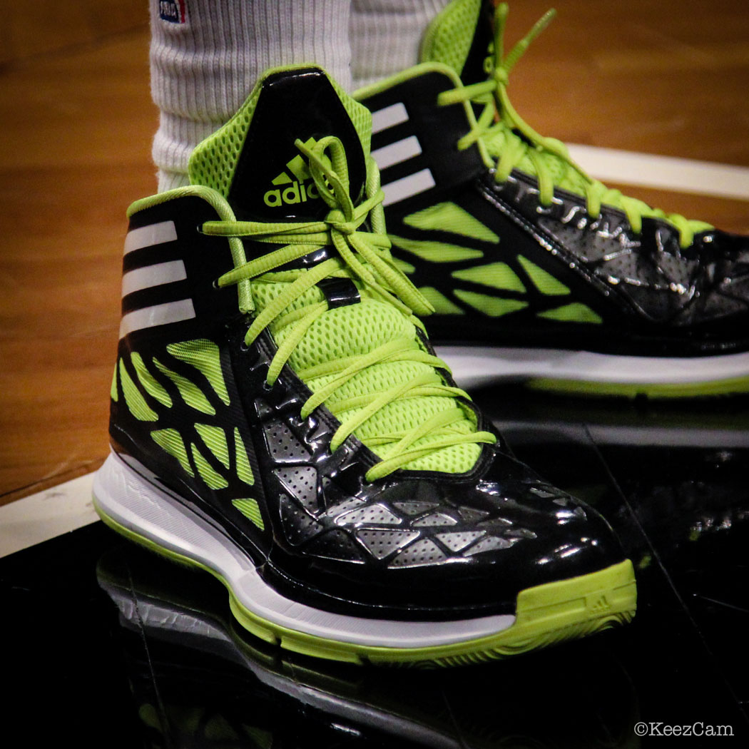 Jorge Gutierrez wearing adidas Crazy Fast 2