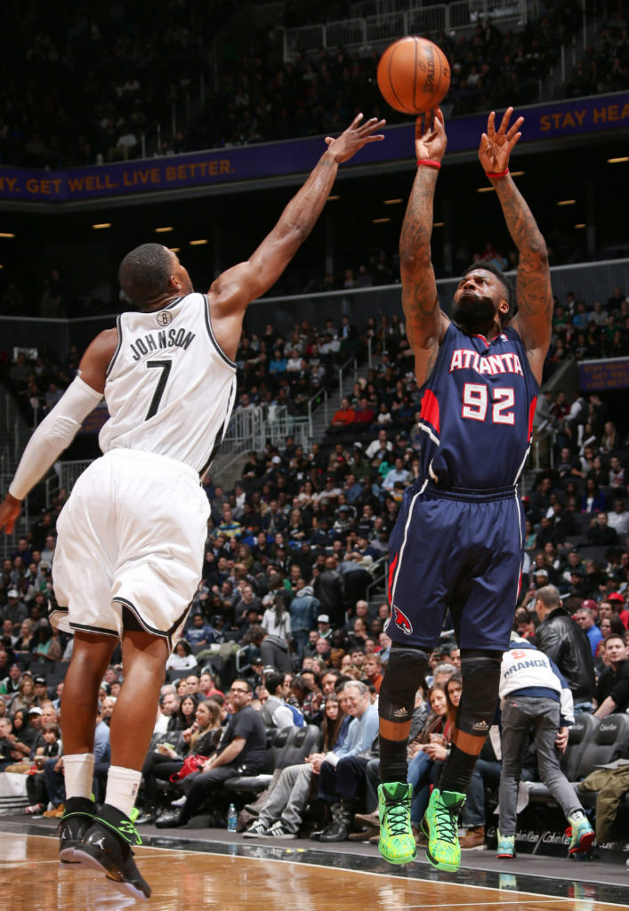 Deshawn Stevenson wearing adidas Crazy Fast Green Zest