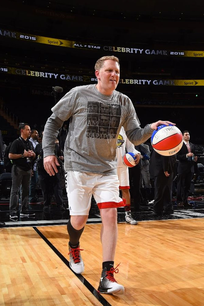 Michael Rapaport wearing the Under Armour ClutchFit Drive Maryland