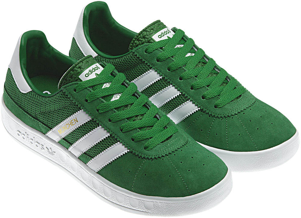 adidas Originals Munchen Leather Green V22775 (2)