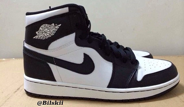 black and white high top ones