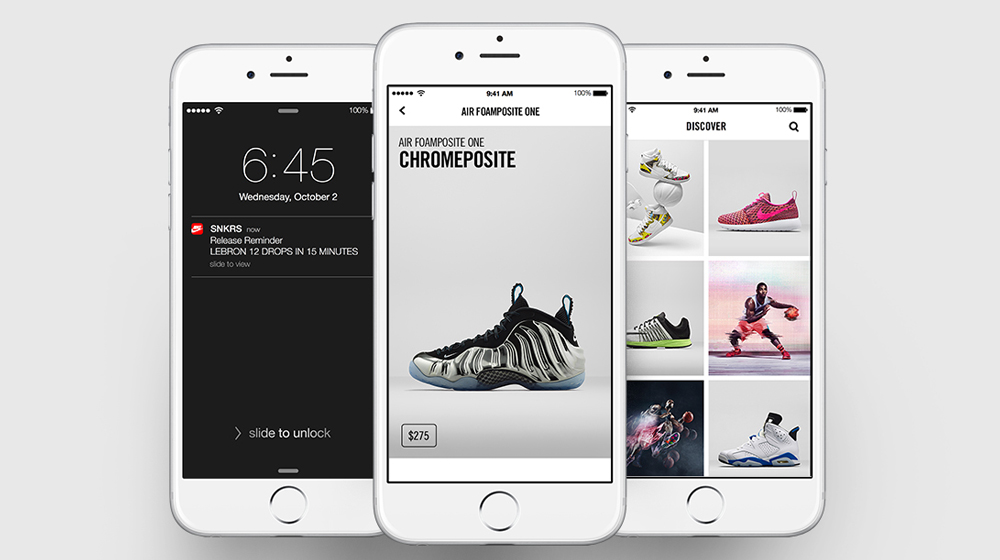 nike snkrs app ios