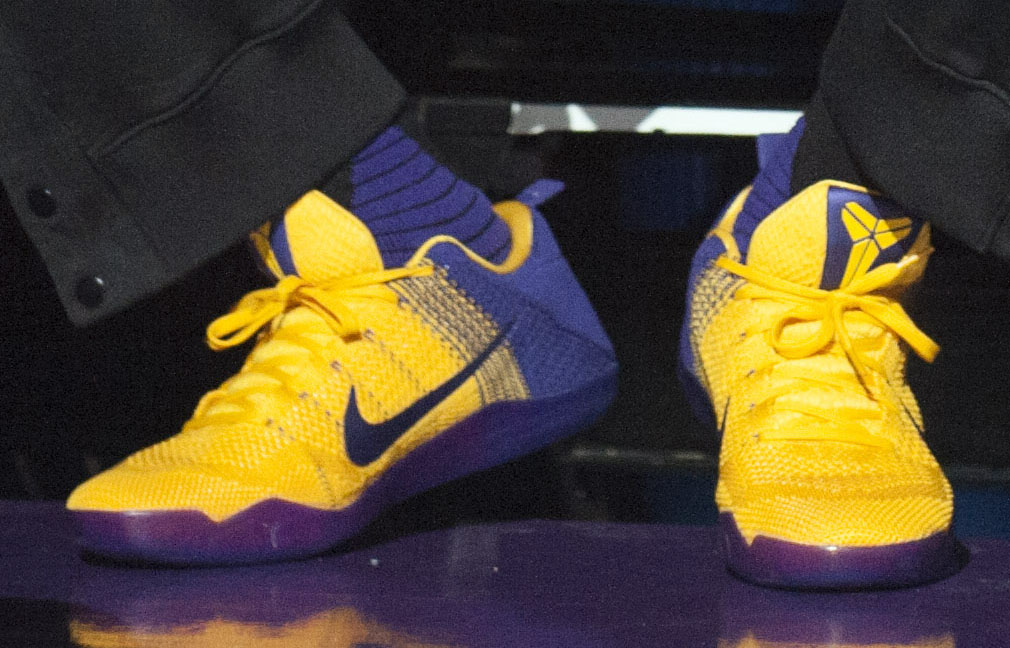 kobe 11 yellow and purple