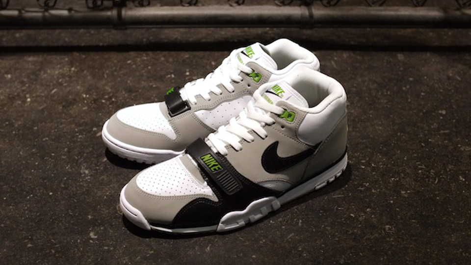 Nike air trainer 1 mid sale premium chlorophyll