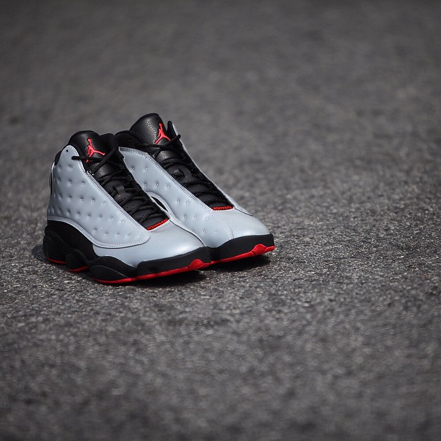 Retro 13 reflective on sale silver