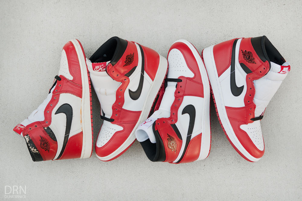 difference between jordan 1 chicago 2013 and 2015