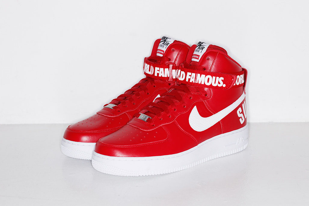 Supreme Announces Release Information for Nike Air Force 1 High Collab ...