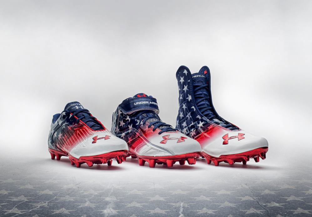 under armour american flag cleats for sale