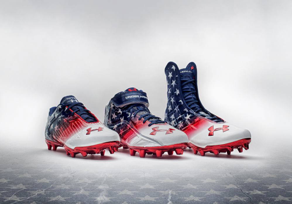 under armour stars and stripes cleats