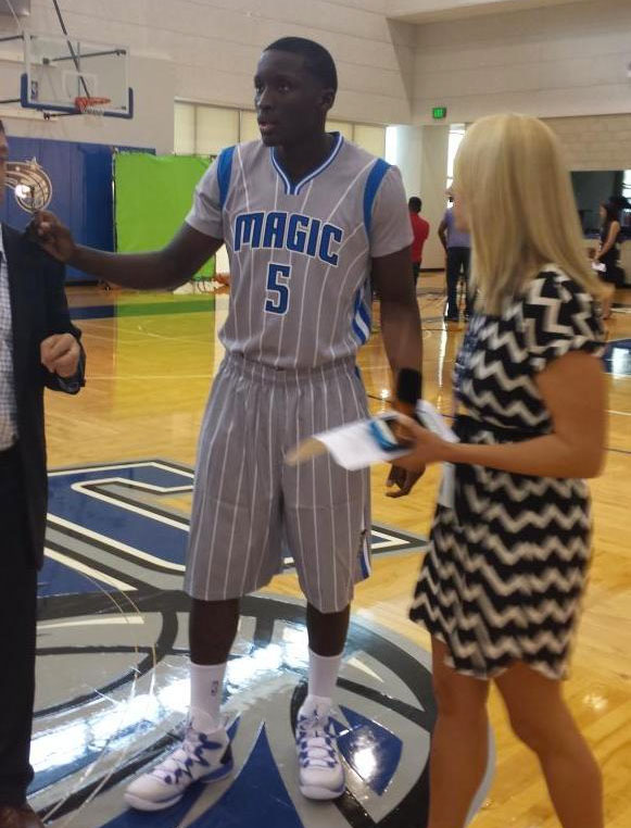 Orlando Magic Silver Sleeved Pride Uniforms (3)