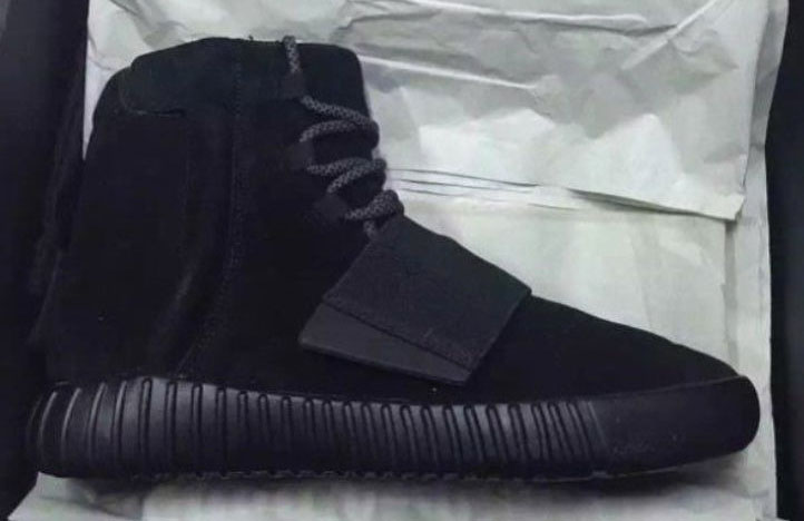 An All-Black adidas Yeezy 750 Boost Is 