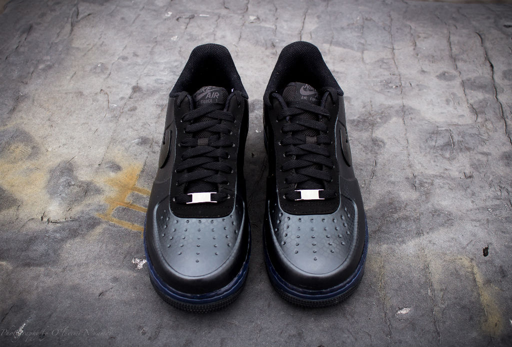 nike air force 1 foamposite black snake