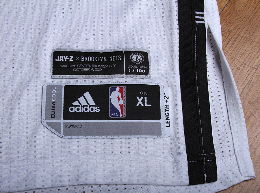 BROOKLYN NETS small BASKETBALL Jersey adidas NBA Jay-Z BASKETBALL