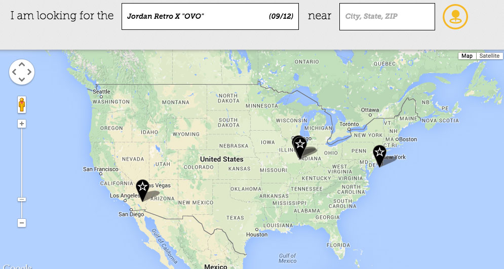 Air Jordan 10 OVO Footaction Launch Locations