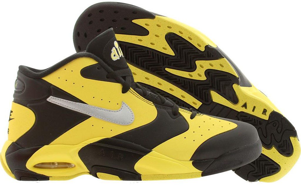 black and yellow nikes