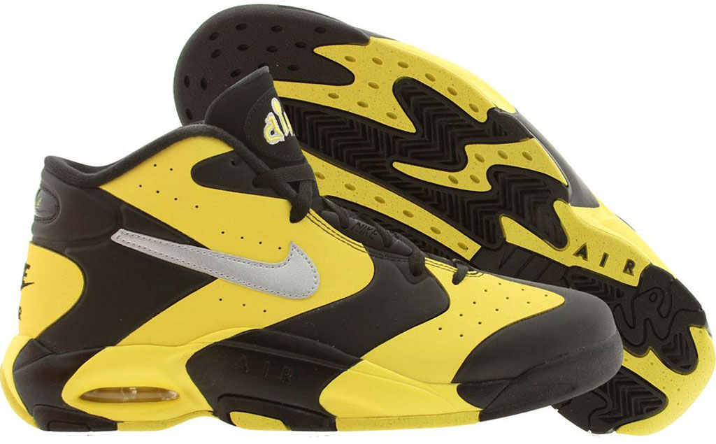 black and yellow nike air