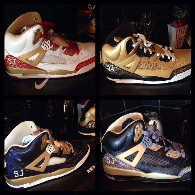 Stephen Jackson Picks Up Jordan Spizike iDs