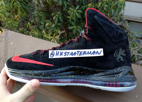 Lebron 10 2024 black suede