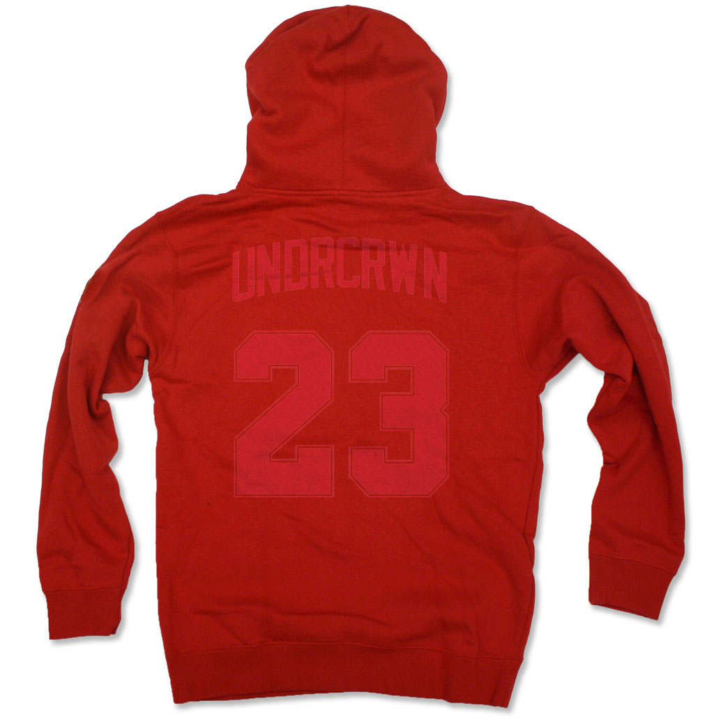 UNDRCRWN Black Yeezus Hoodie Red (2)