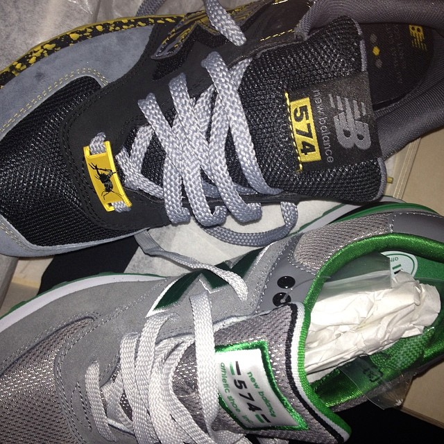 Raekwon Picks Up New Balance 574 Shelflife x Dr. Z & Stadium Grey