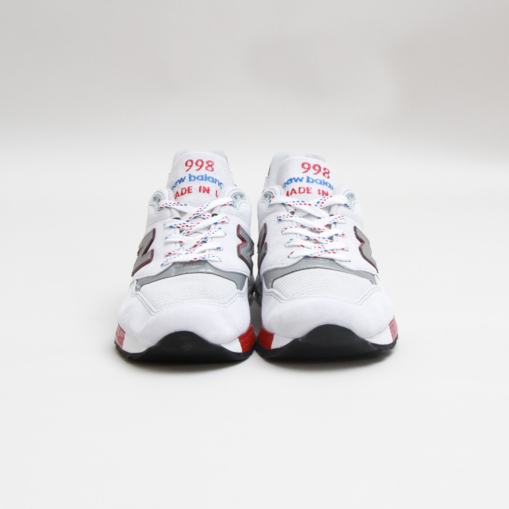 grey blue and red new balance