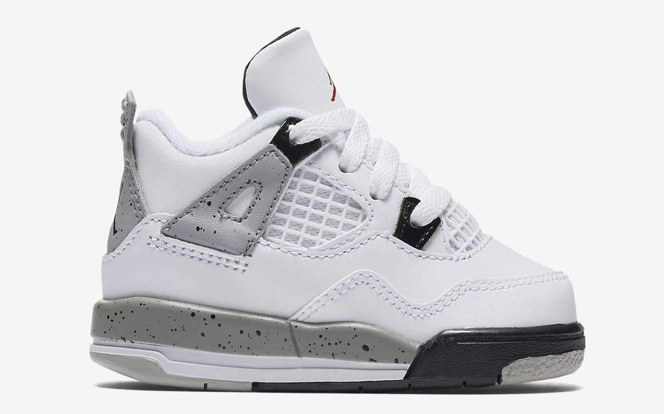 jordan 4 white cement youth