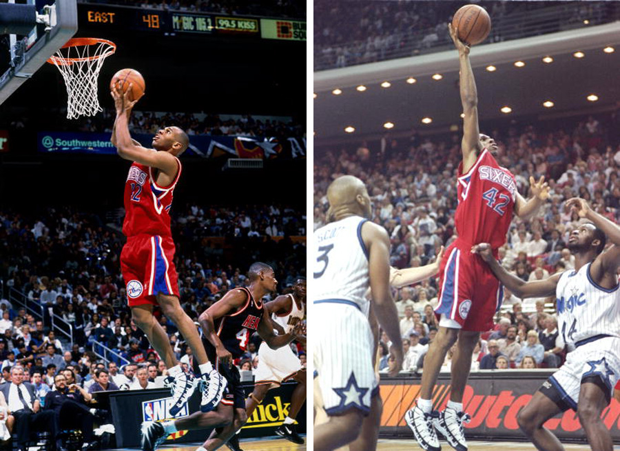 Throwback // Jerry Stackhouse Wearing the Original Fila Stackhouse ...