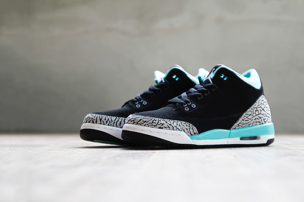 jordan 3 bleached turquoise